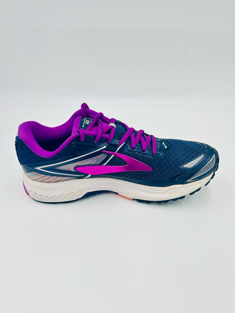 Brooks Ravenna 8 Running Shoes Women’s 7 gray Stability Road Sneakers - Picture 5 of 10